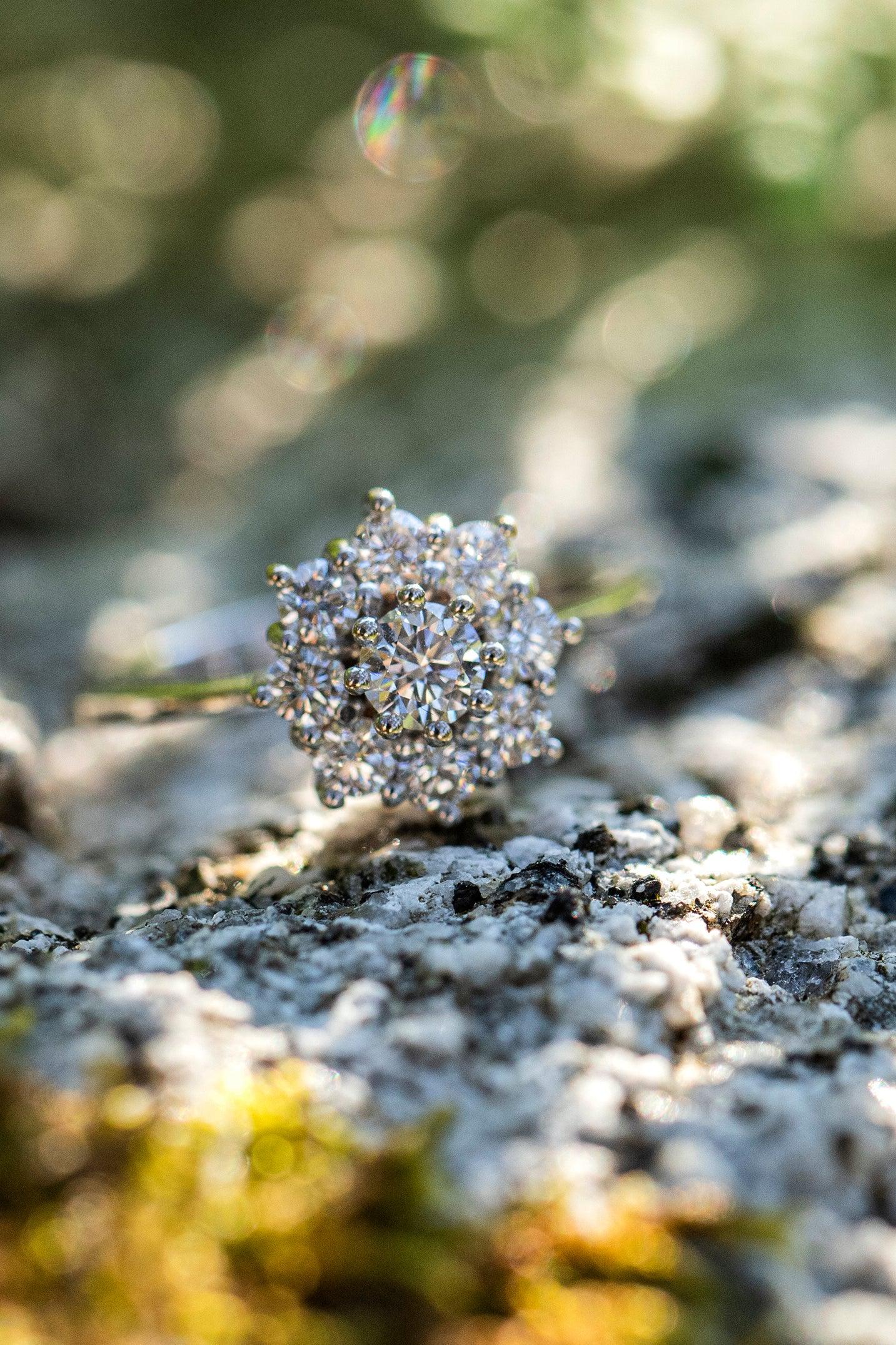 Vintage hot sale snowflake ring